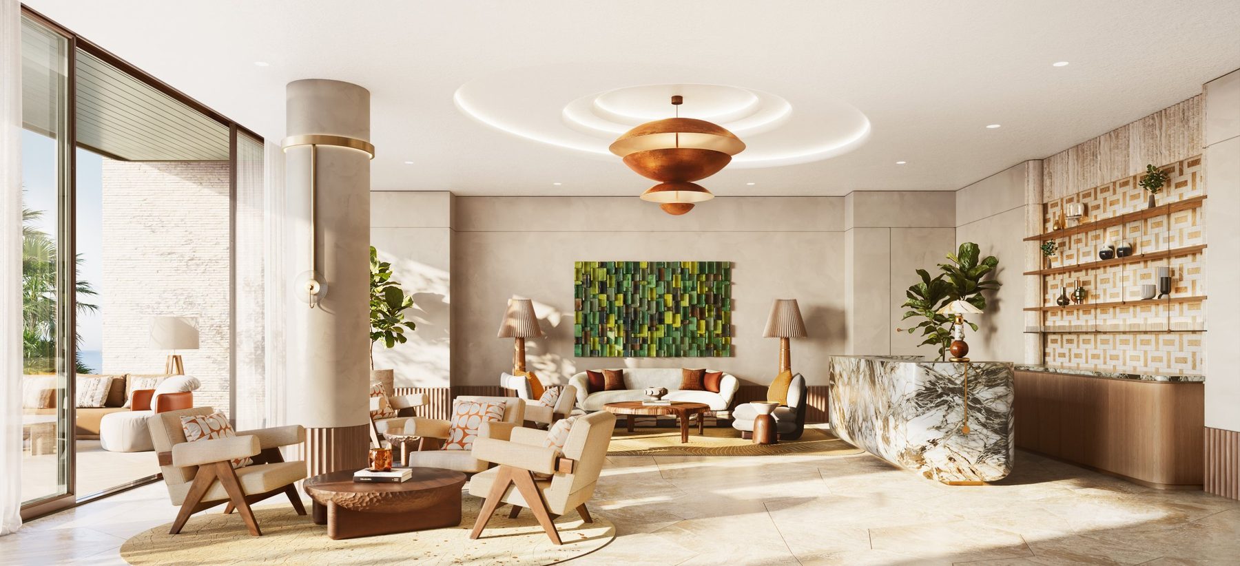 The Solaya residents’ lounge