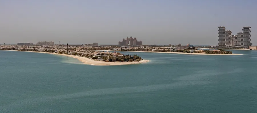 Palm Jumeirah from the air